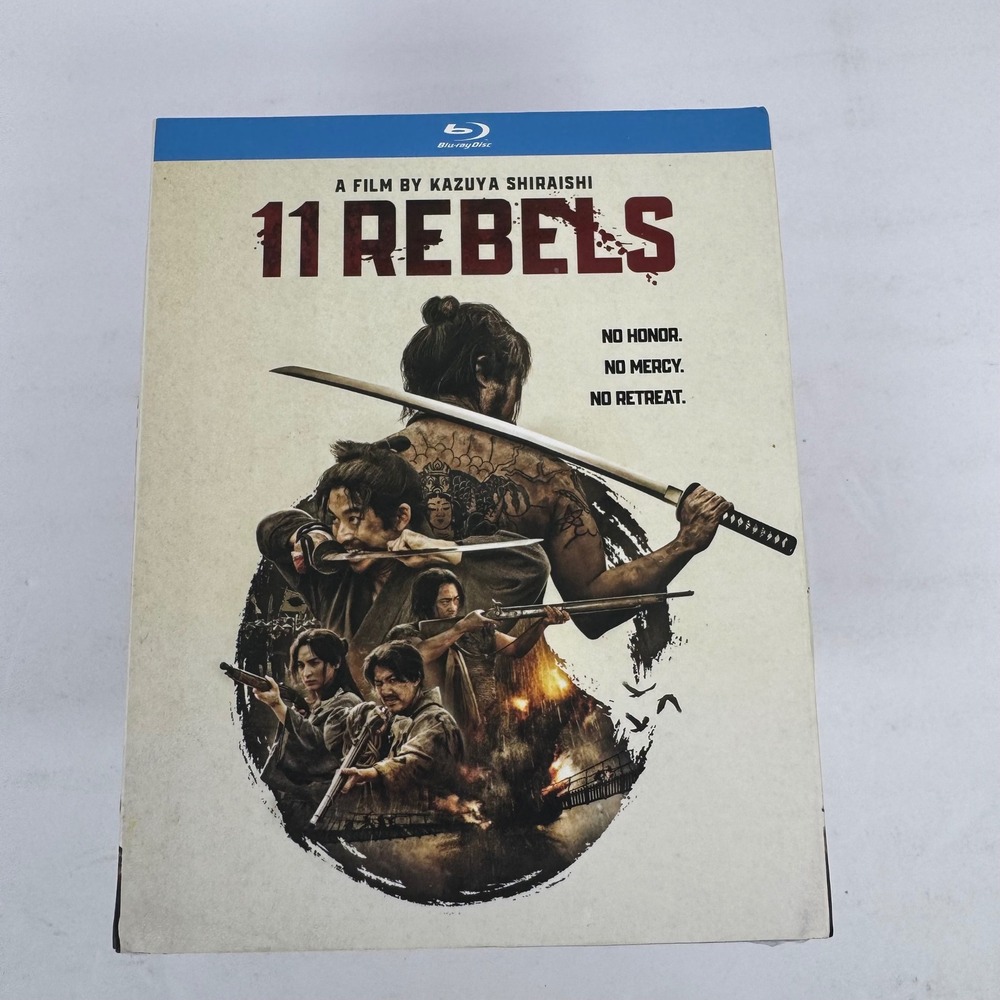 New Sealed 11 Rebels Blu-ray Movie Japanese Samurai Action Film Well Go USA